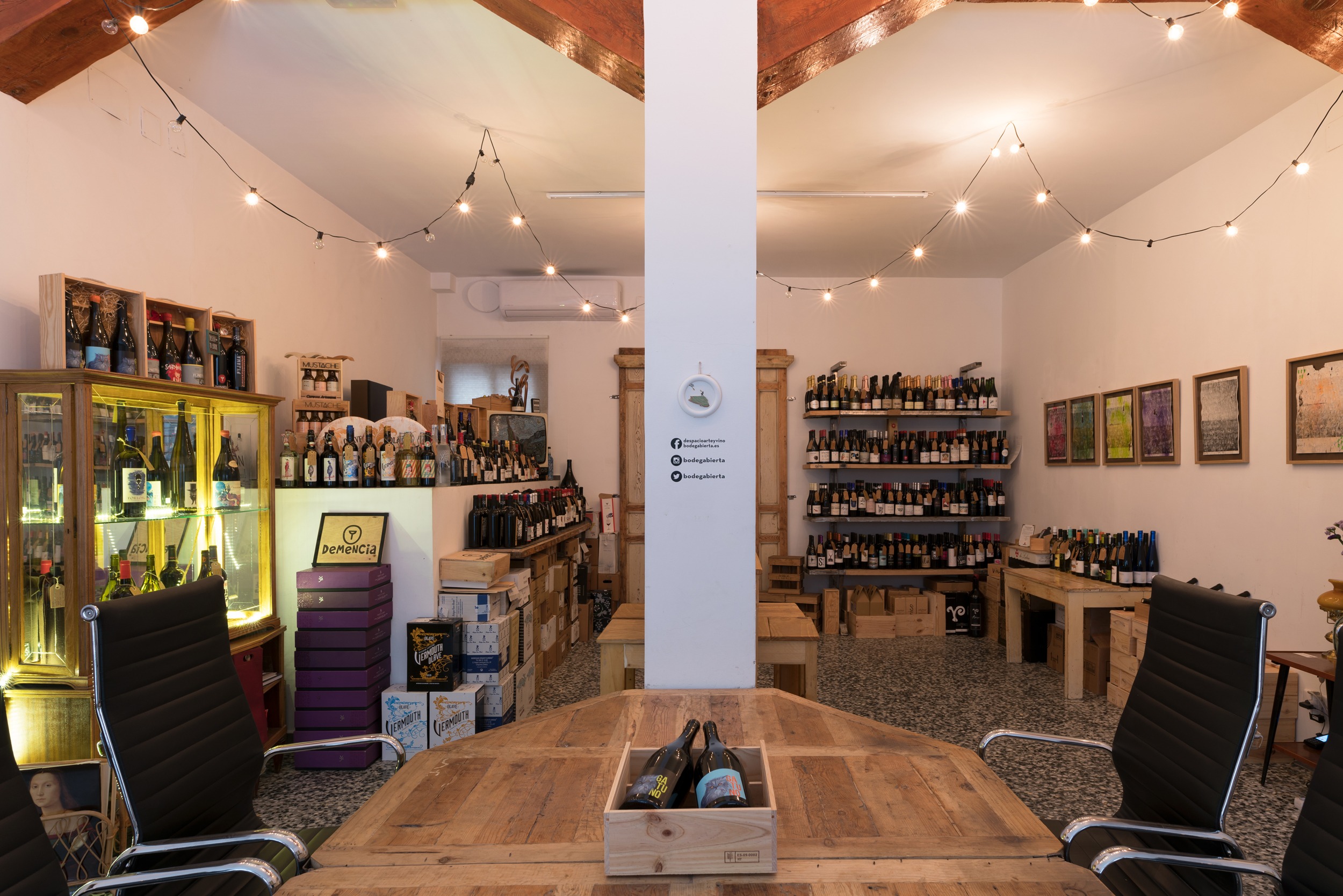 tienda de vinos en Madrid barrio Malasaña