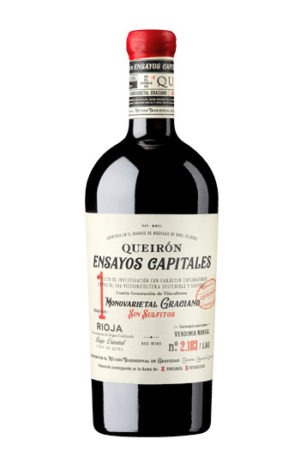 Queirón Ensayos Capitales es un vino natural de Rioja